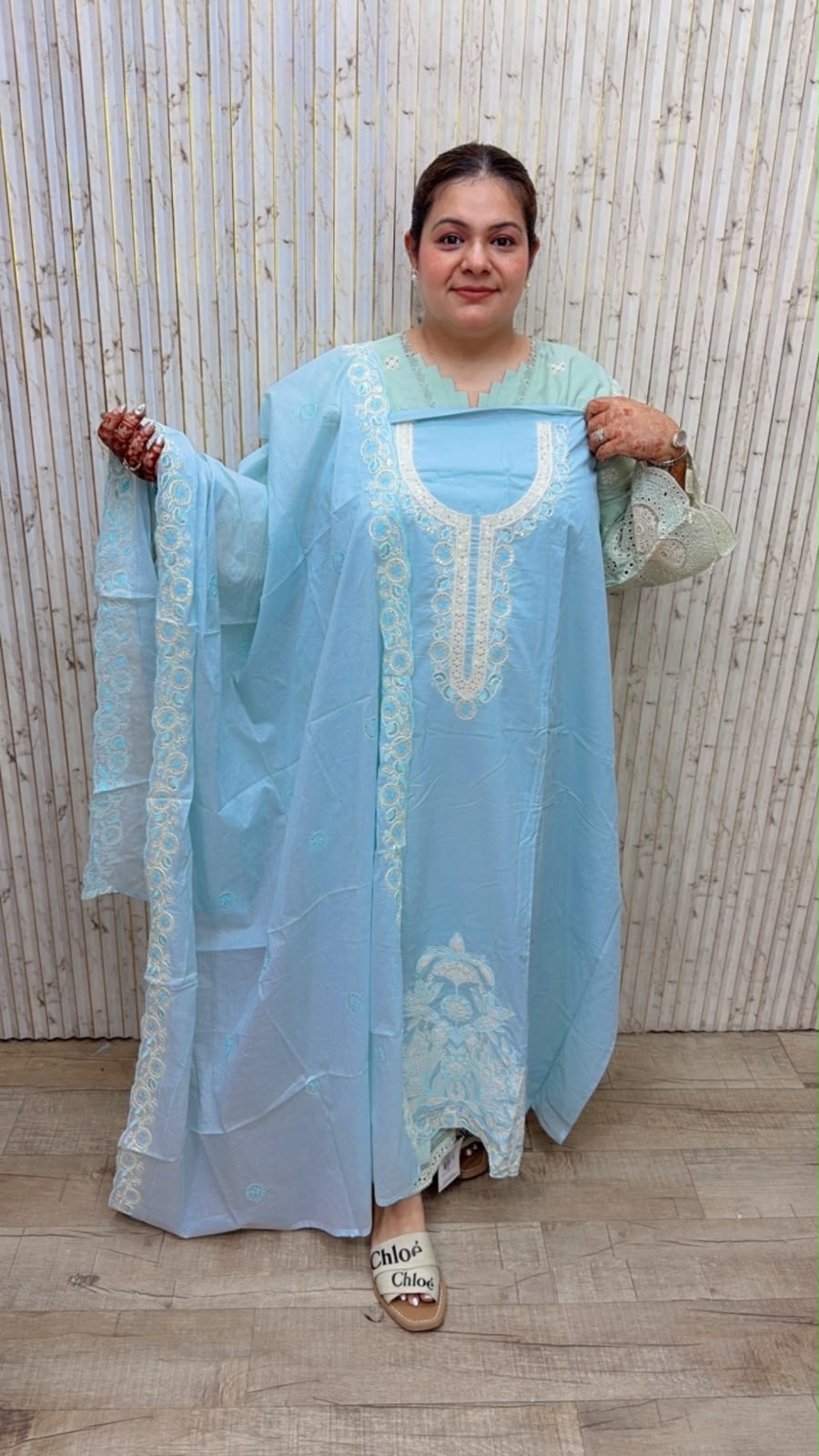 designer pure cotton suit ccc465