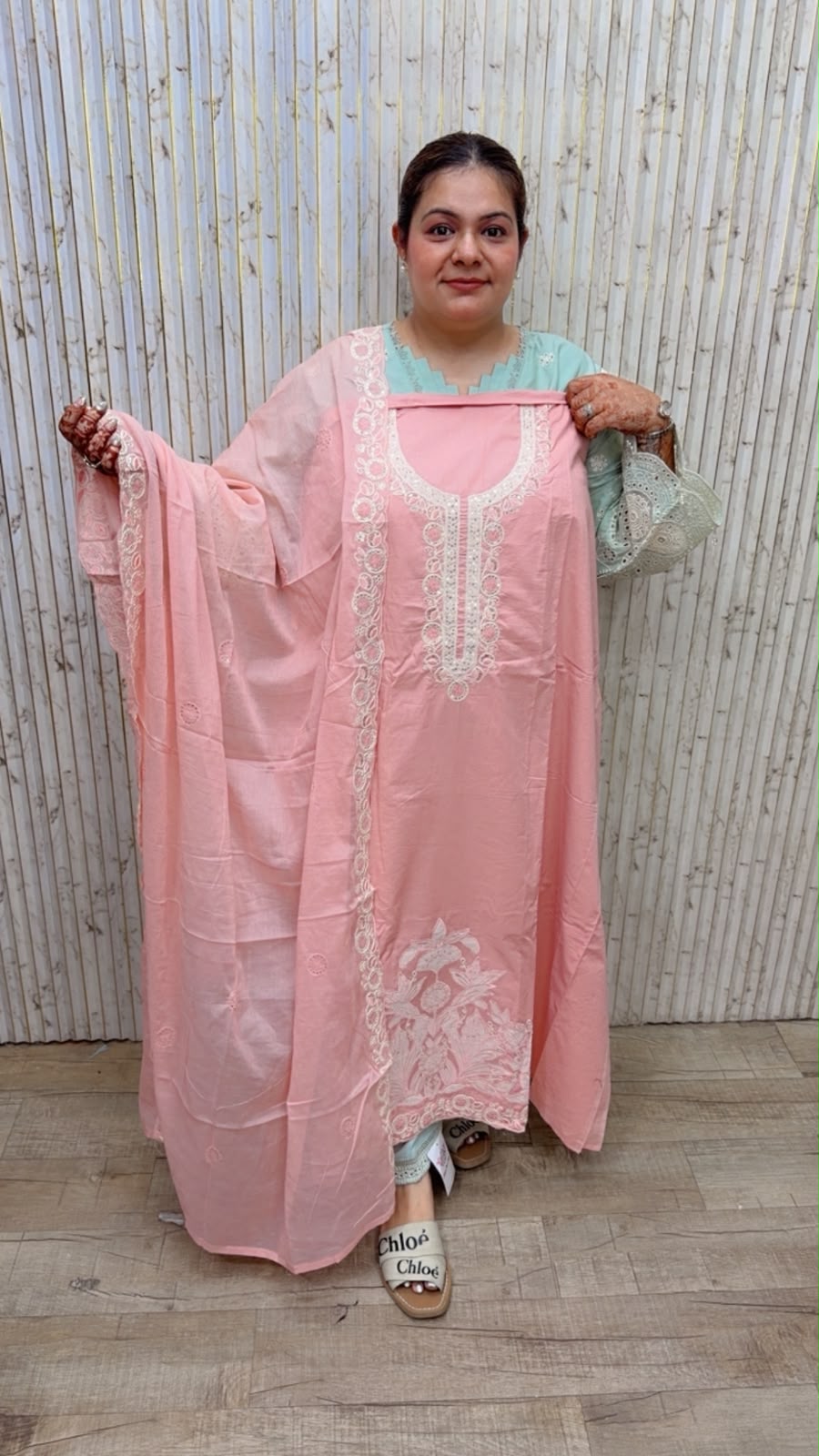 designer pure cotton suit ccc465