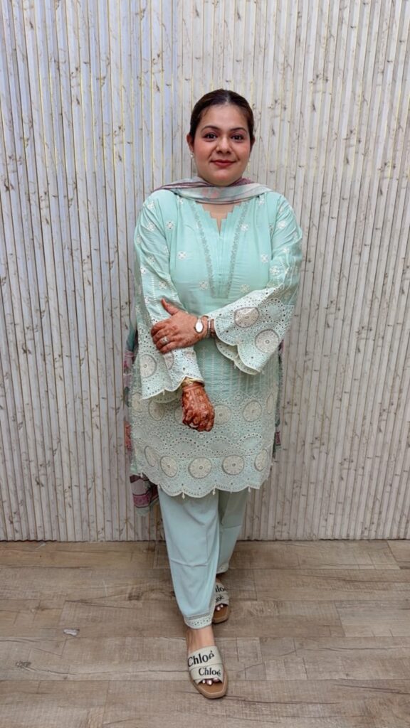 designer pure mal cotton suit ccc461 c green