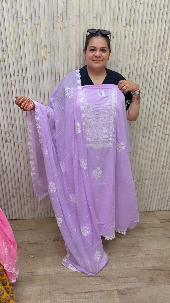 designer pure lakhnvi cotton suit ccc470