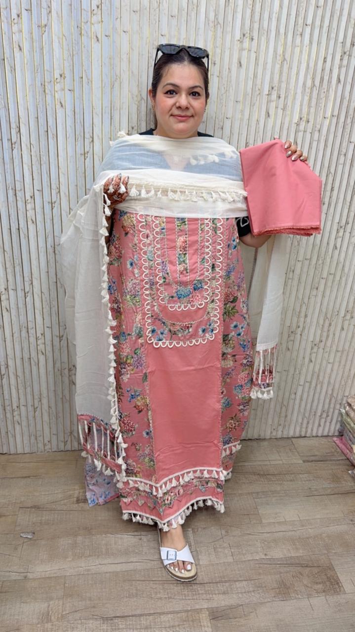 designer pure cotton suit ccc475