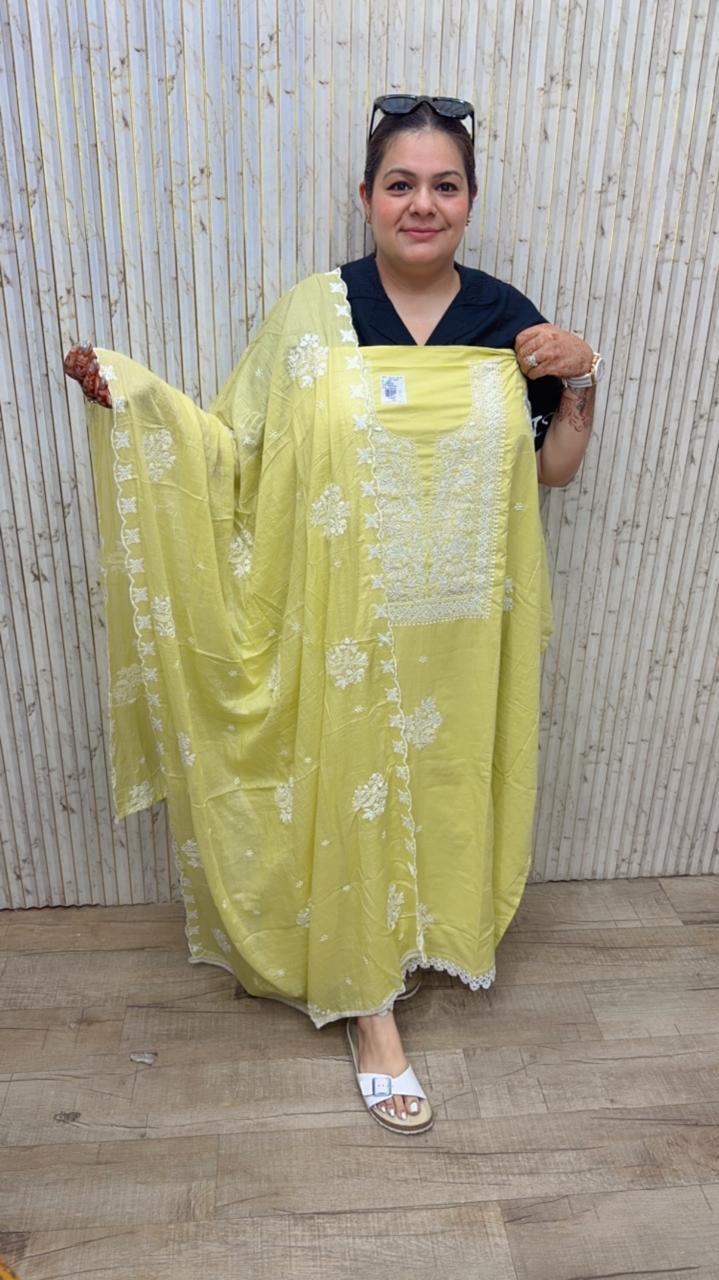 designer pure lakhnvi cotton suit ccc470