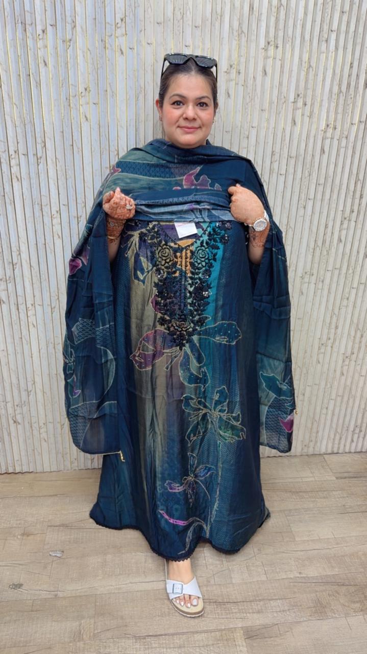 designer pure muslin suit ccc471