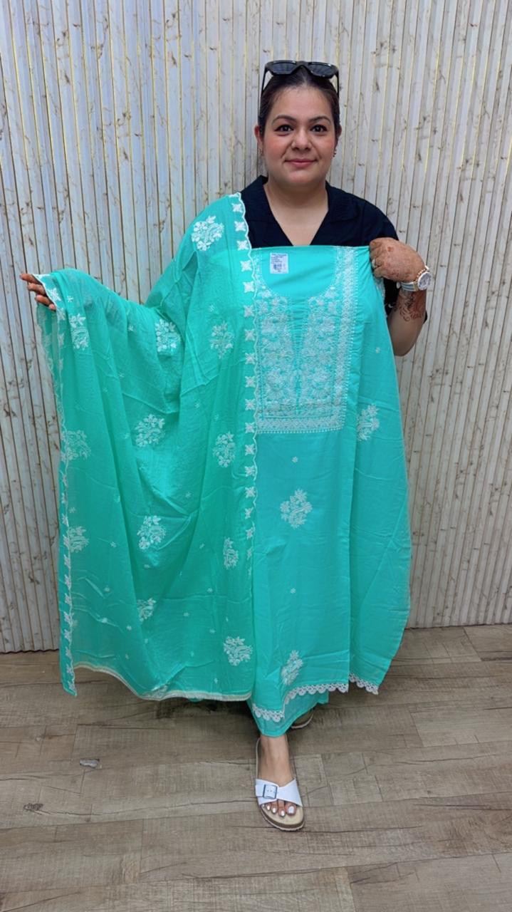 designer pure lakhnvi cotton suit ccc470