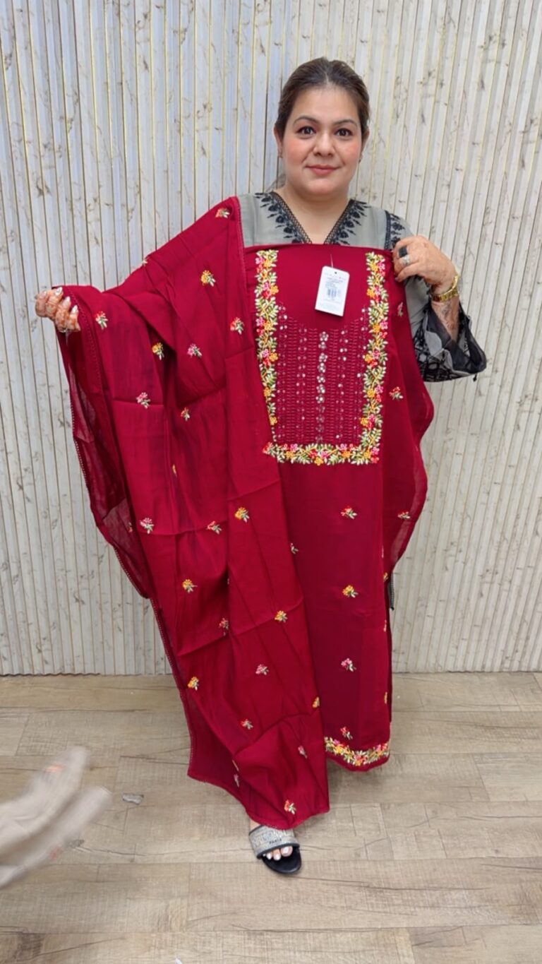 designer pure mal cotton suit ccc483