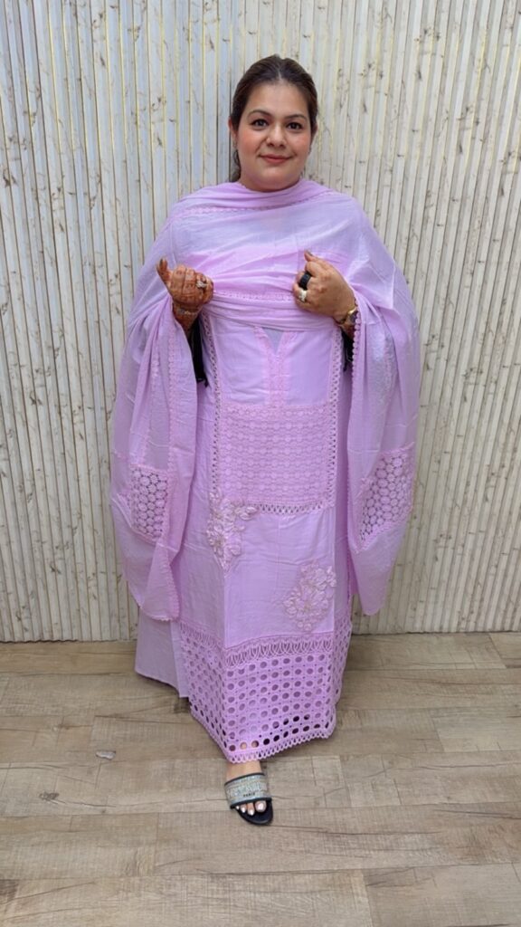 designer pure cotton crosia suit ccc481
