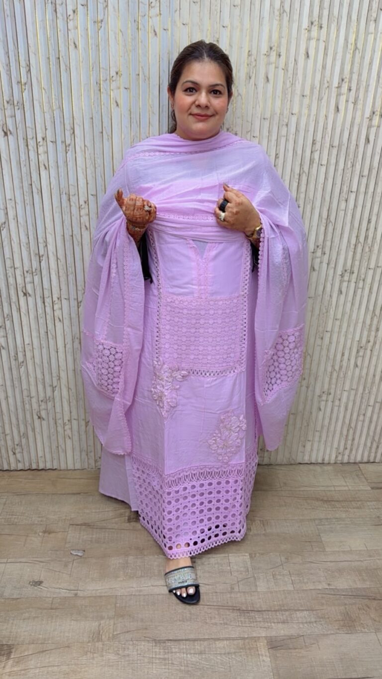 designer pure cotton crosia suit ccc481