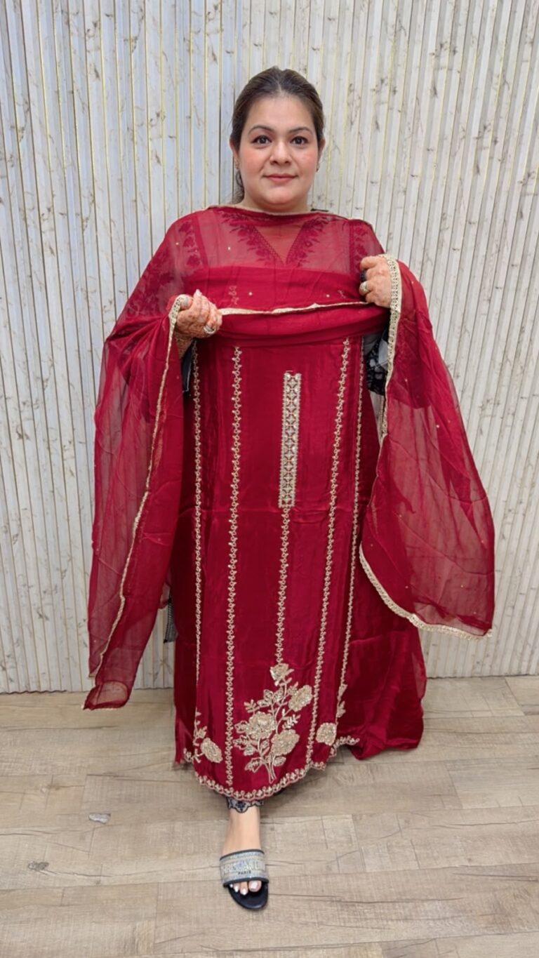 designer pure upada silk suit ccc478