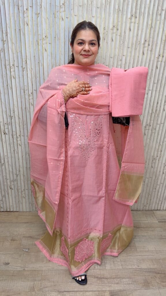 designer pure jamdani suit ccc4