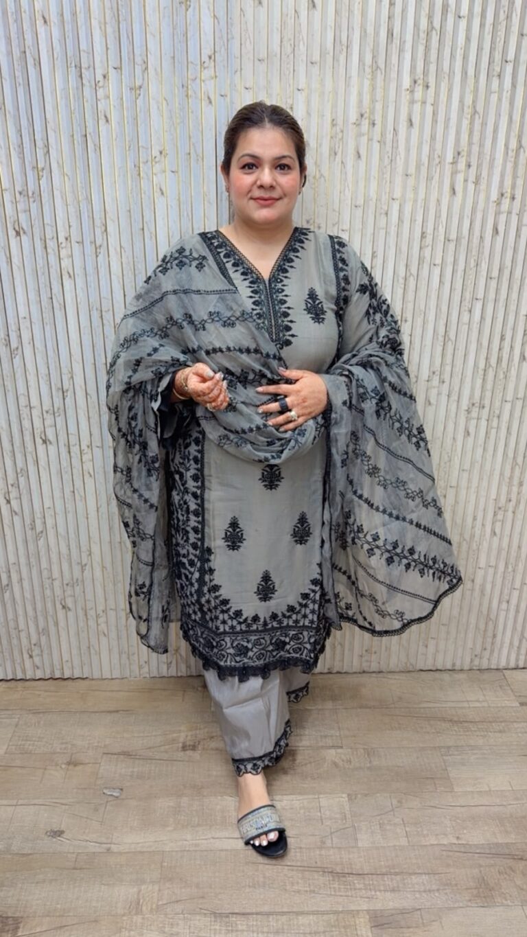 designer pure pakistani stitched suit ccc476