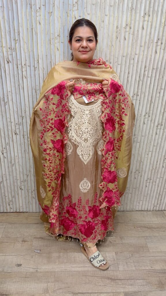 designer pure muslin suit ccc487