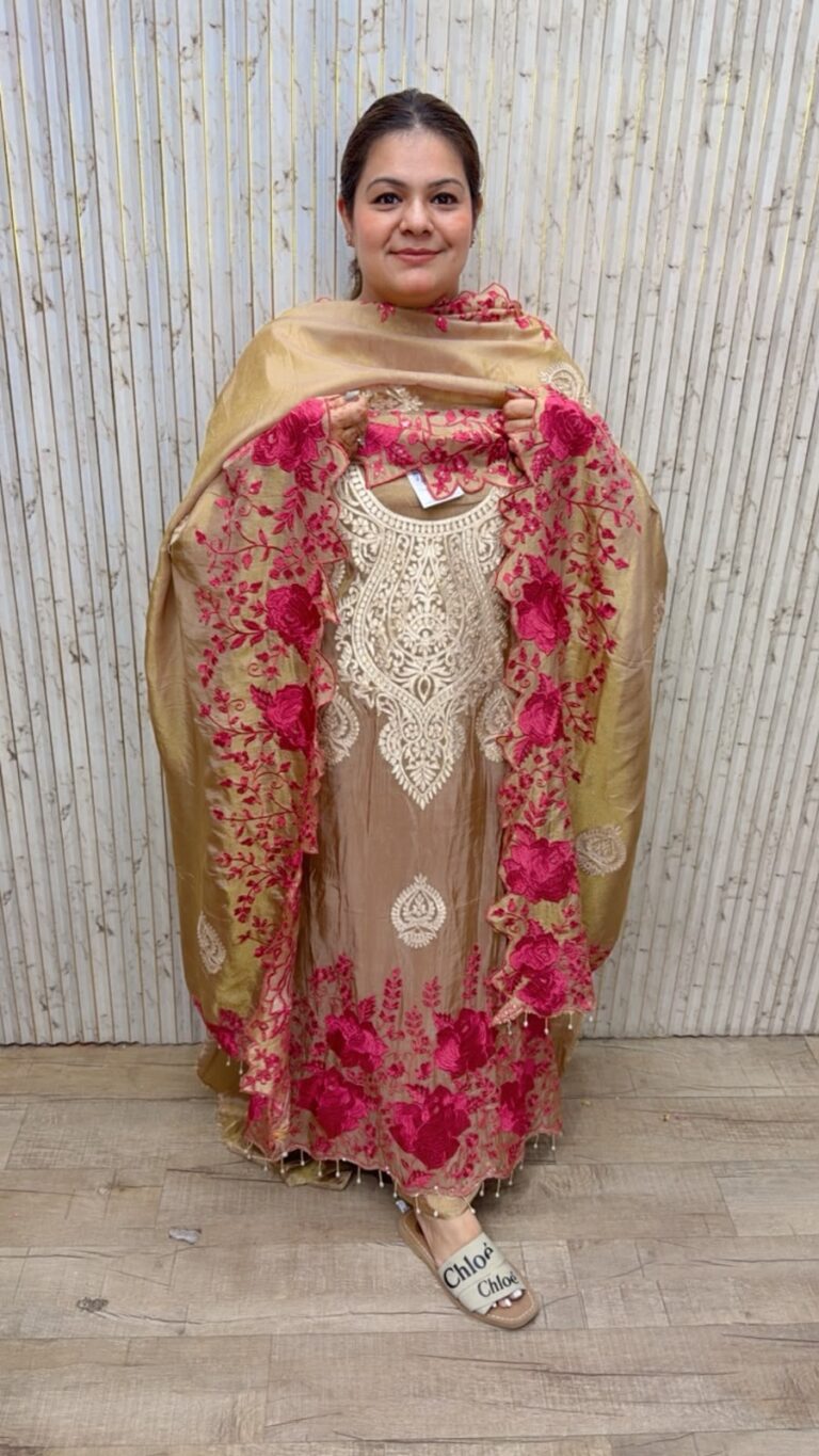 designer pure muslin suit ccc487