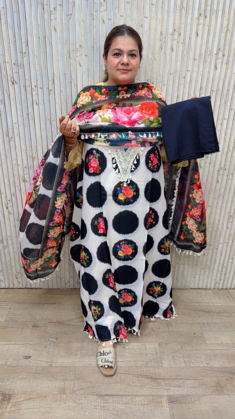 designer pure lone cotton suit ccc489