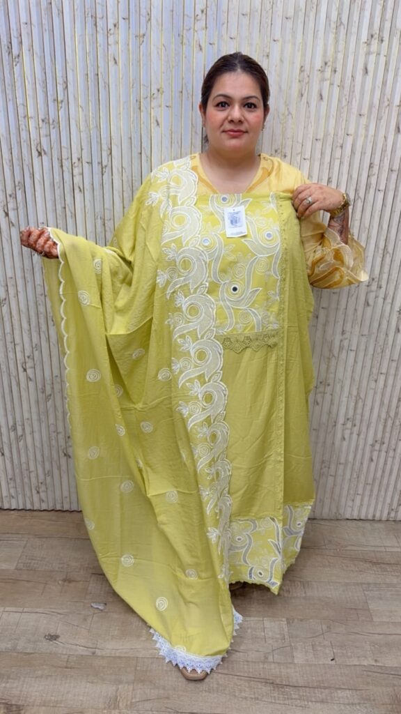 designer pure pakistani lone cotton suit ccc492