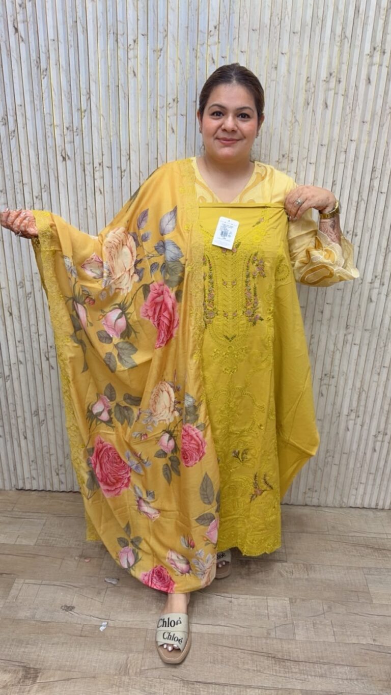 designer pure muslin suit ccc487
