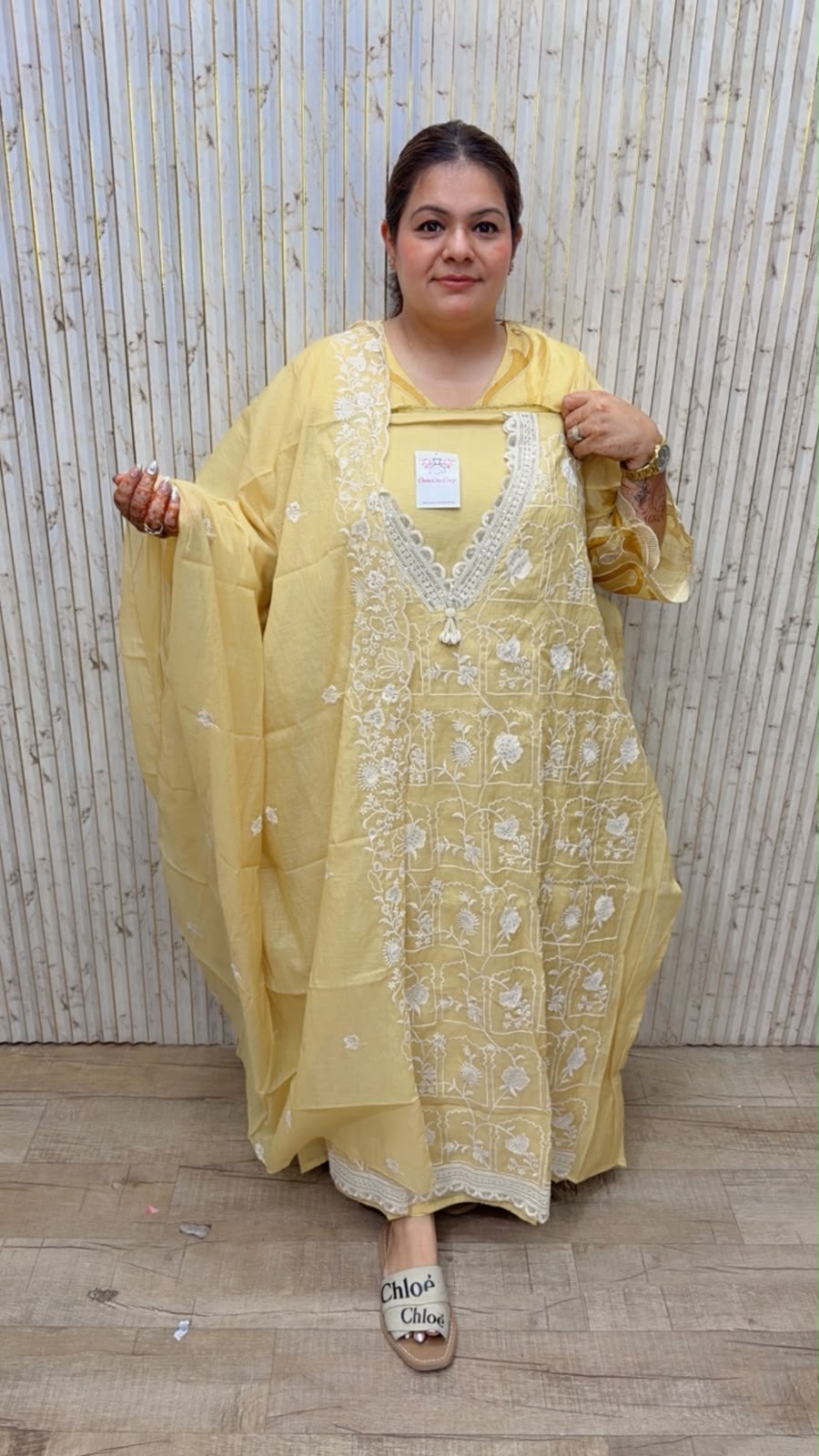 designer pure muslin suit ccc487
