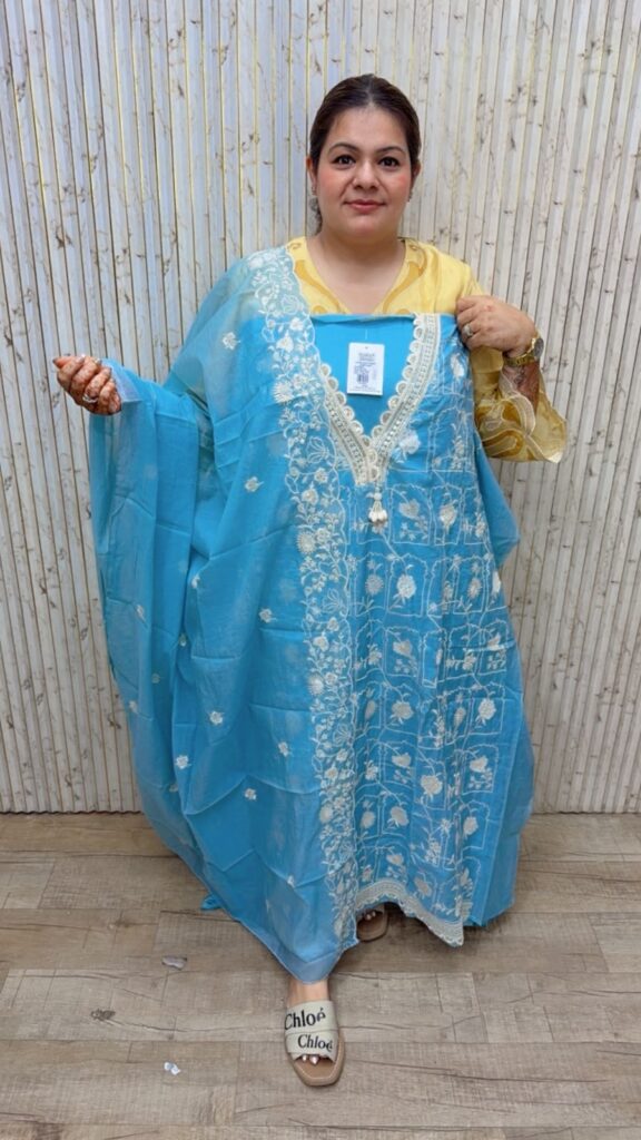designer pure muslin suit ccc487