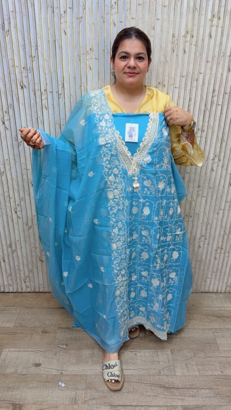 designer pure muslin suit ccc487