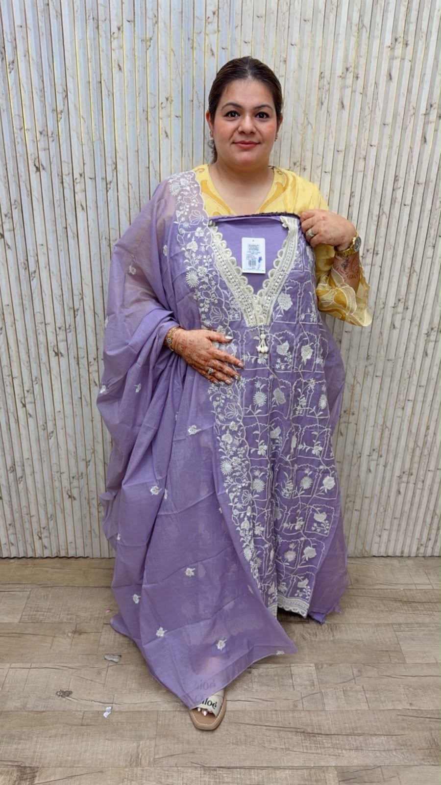 designer pure muslin suit ccc487