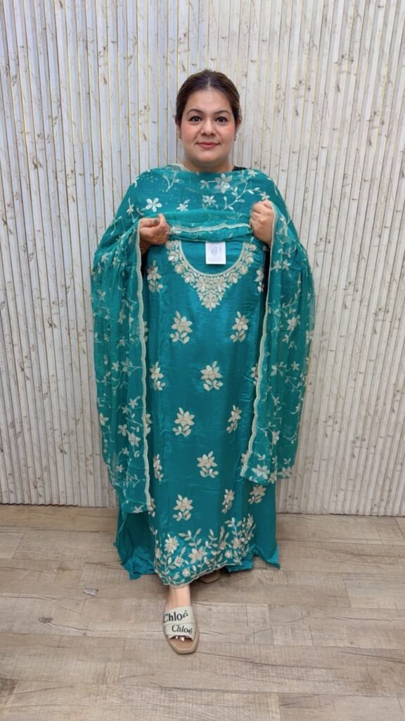 designer pure chinon suit ccc500