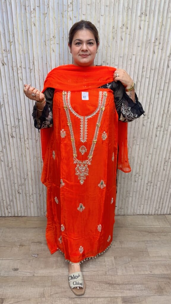 designer pure chinon suit ccc500