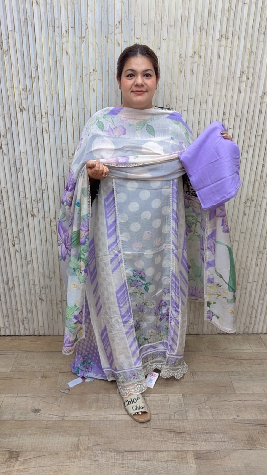 designer pure chinon suit ccc500