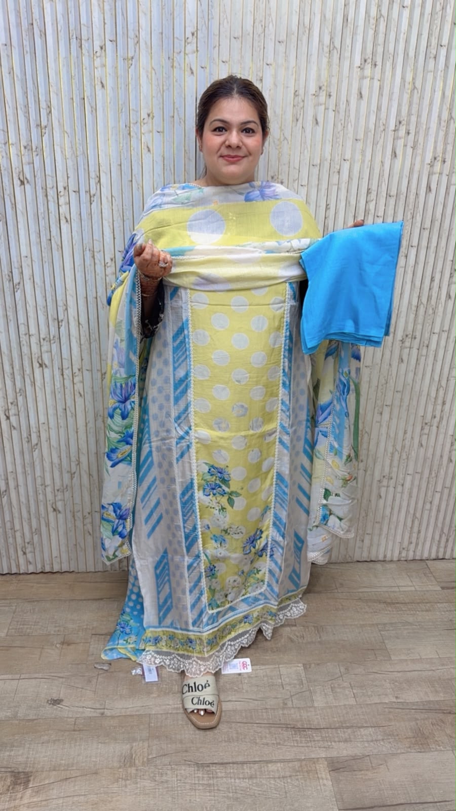 designer pure chinon suit ccc500