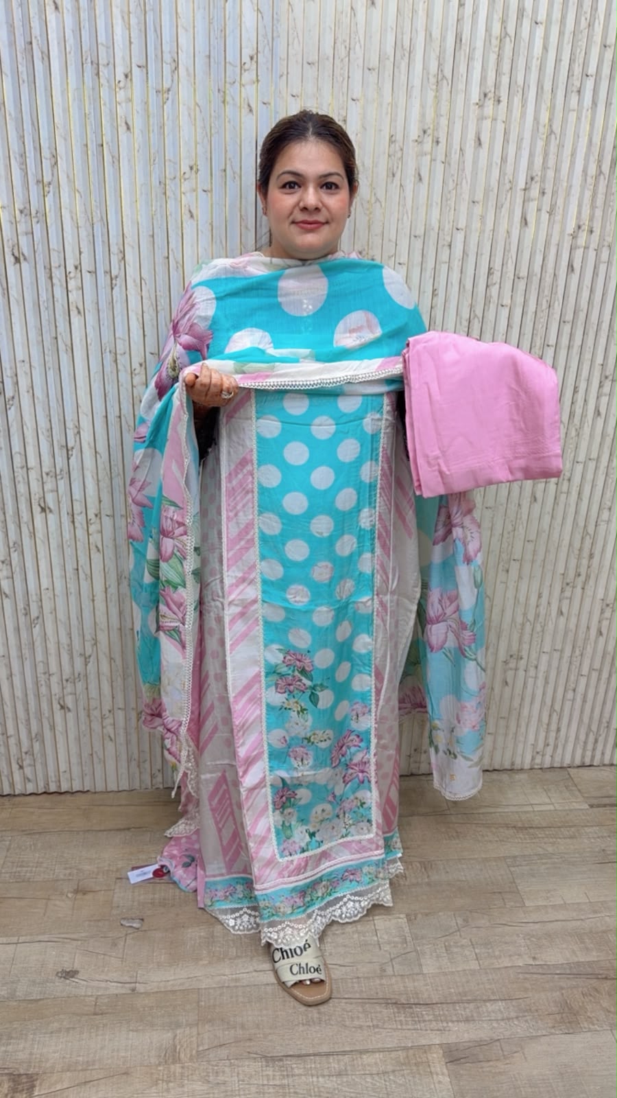 designer pure chinon suit ccc500