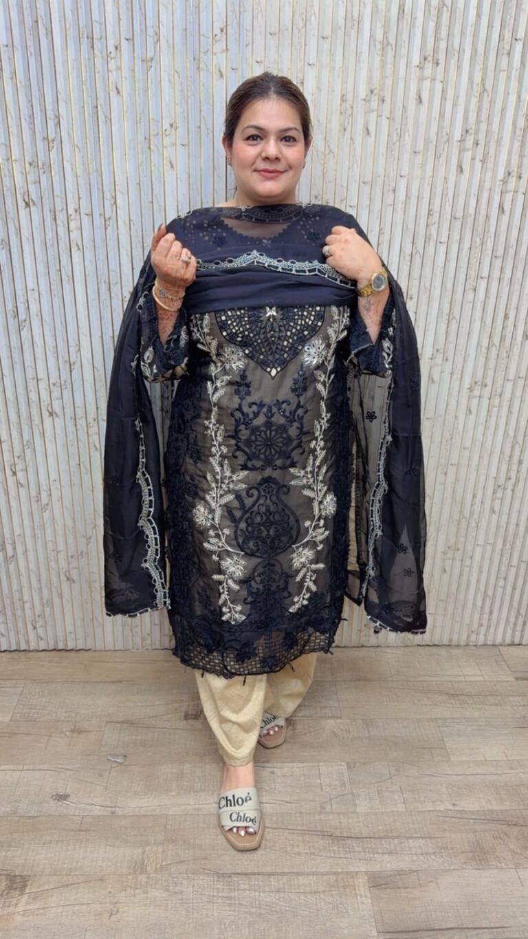 designer pure chinon suit ccc500