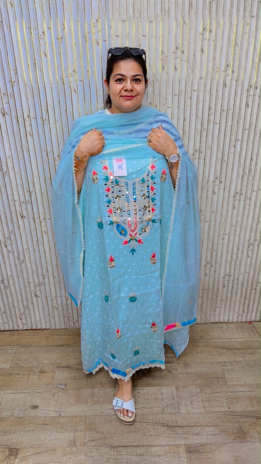 designer pure khaddi georgette ccc507