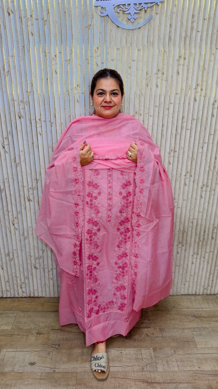 designer pure mal cotton suit ccc537