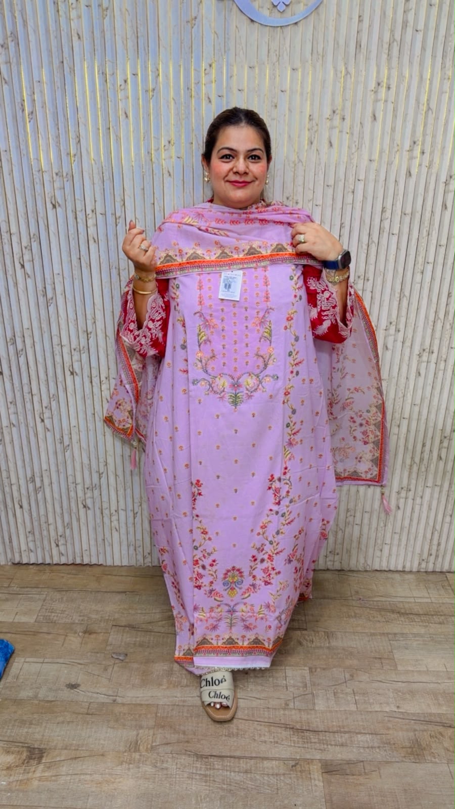 designer pure mal cotton suit ccc537