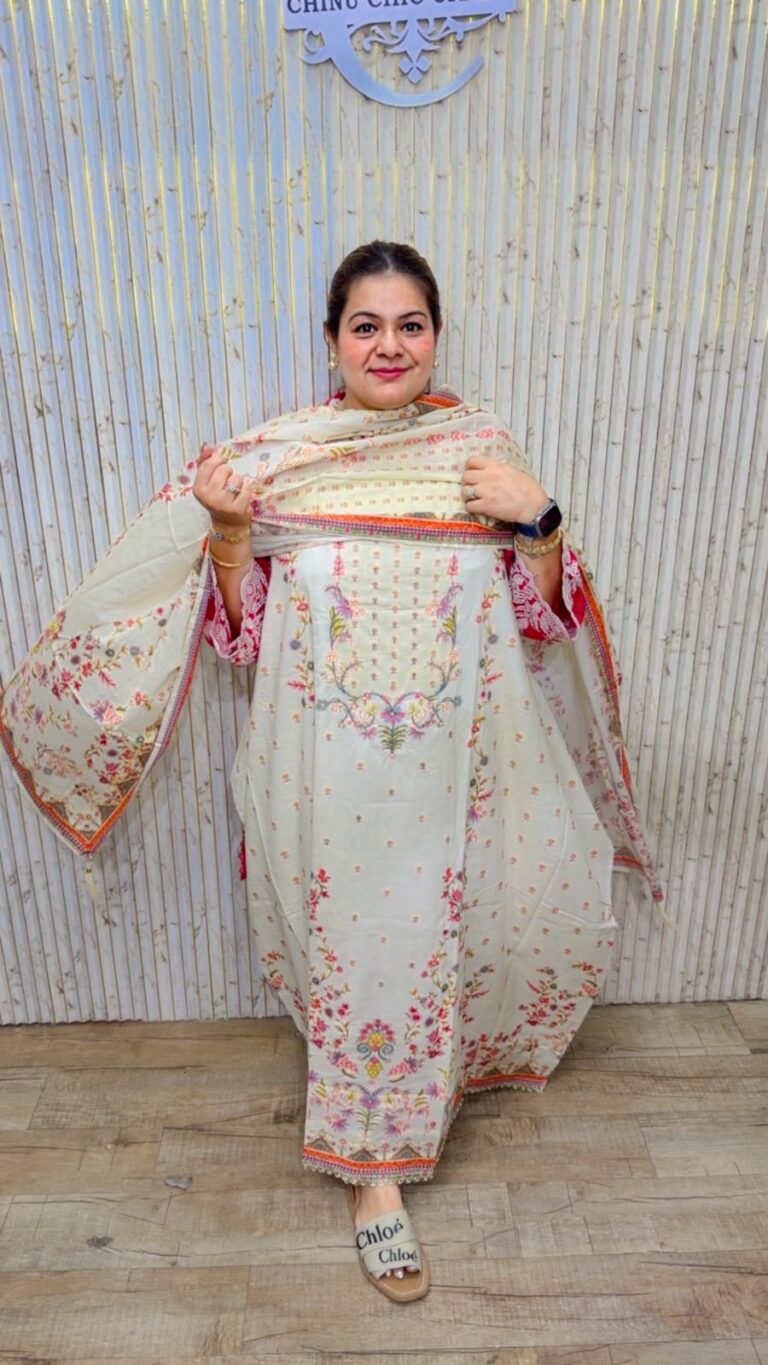 designer pure mal cotton suit ccc537