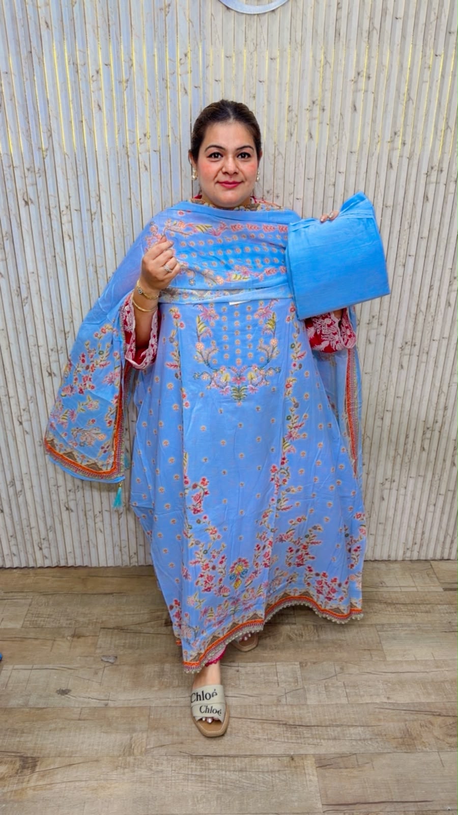 designer pure mal cotton suit ccc537