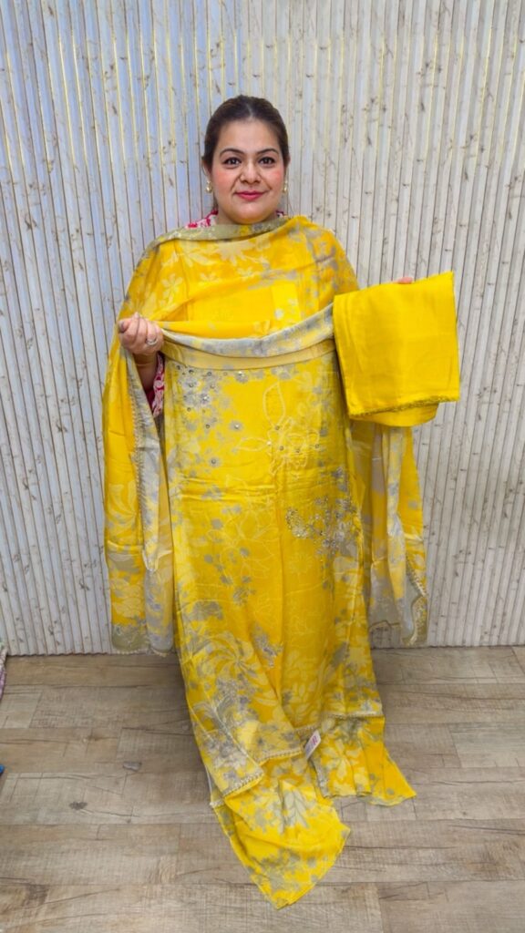 designer pure mal cotton suit ccc537