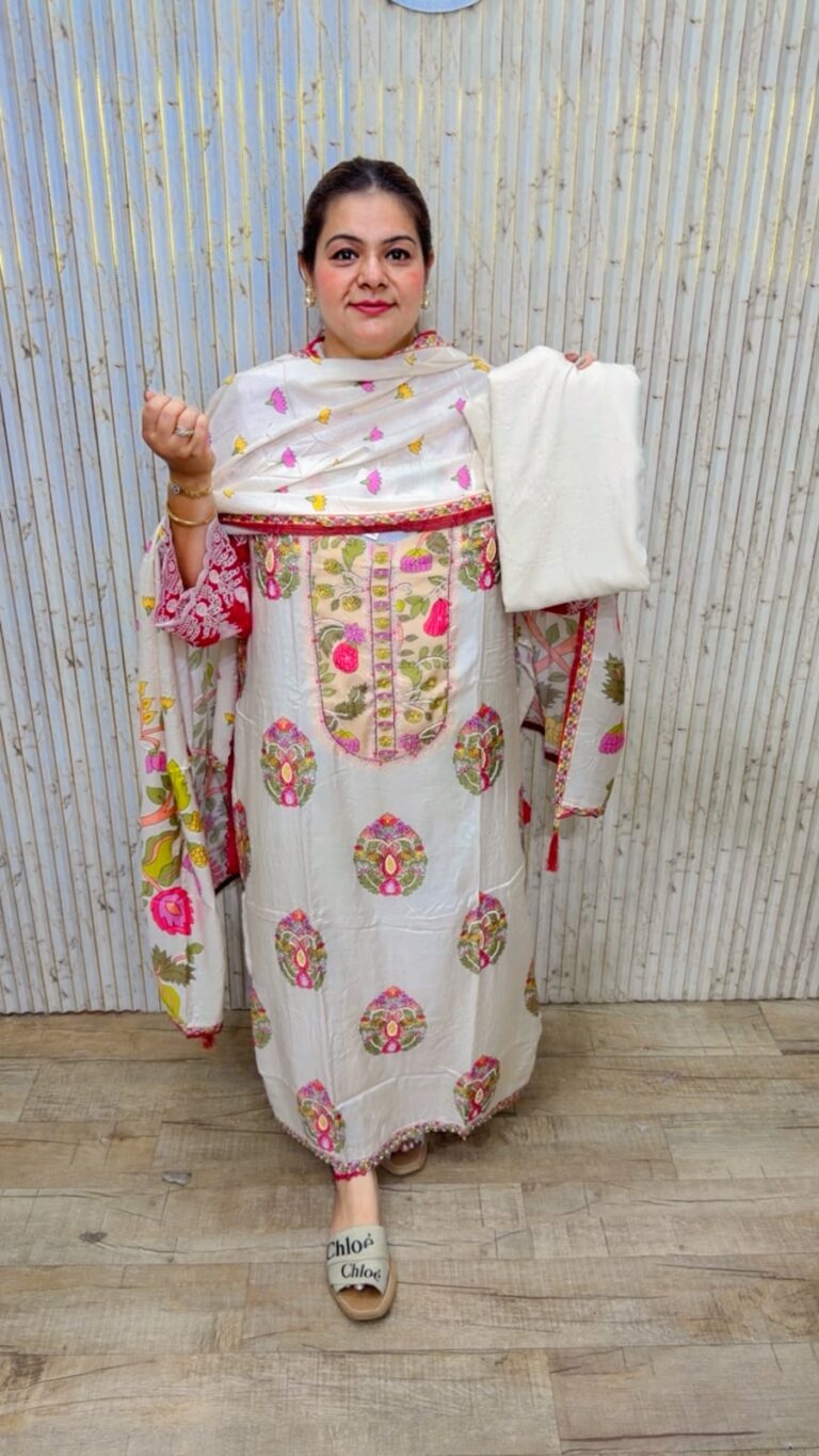 designer pure mal cotton suit ccc537