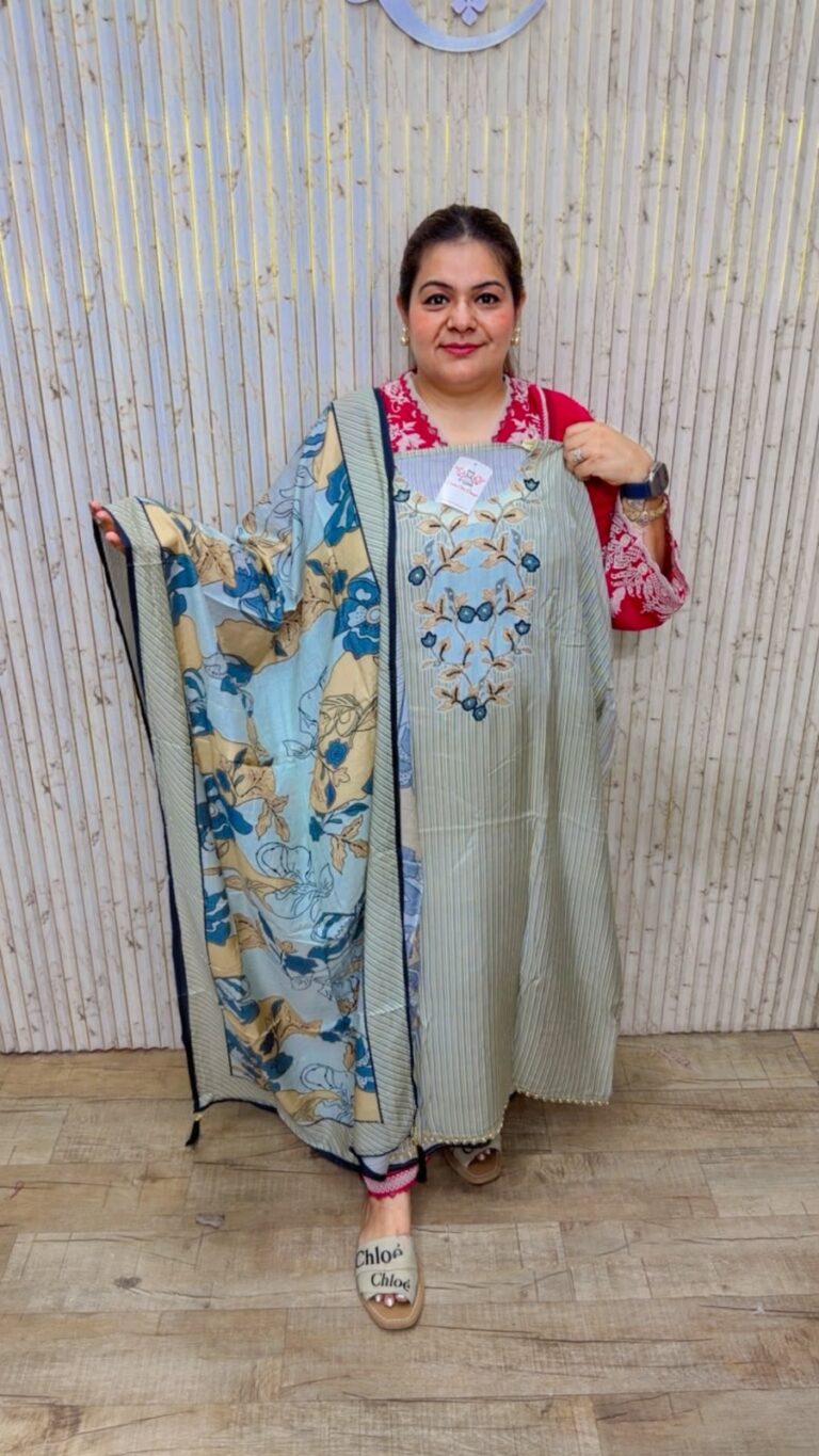 designer pure mal cotton suit ccc537