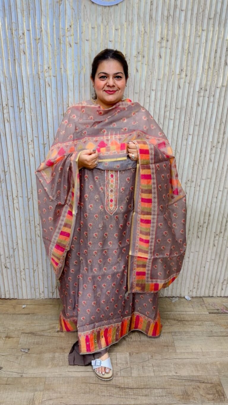 designer pure silk suit ccc547