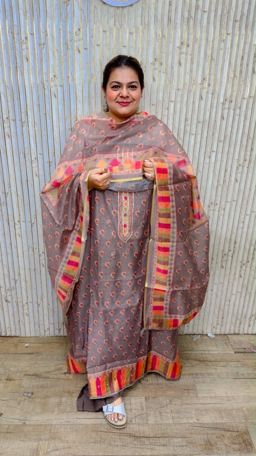 designer pure silk suit ccc547