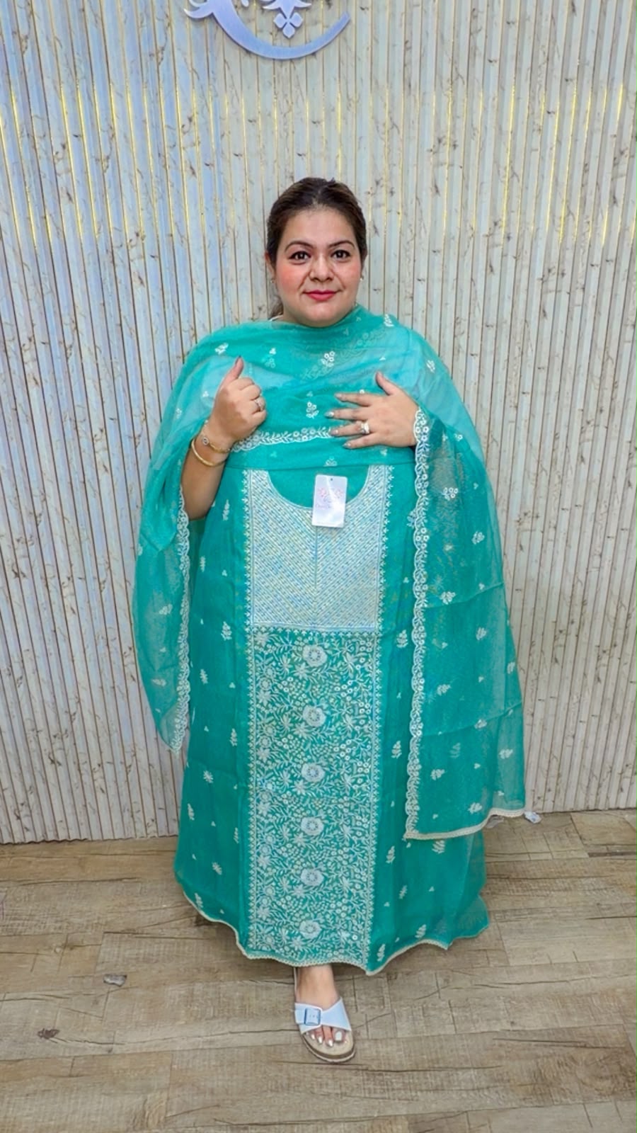 designer pure silk suit ccc547