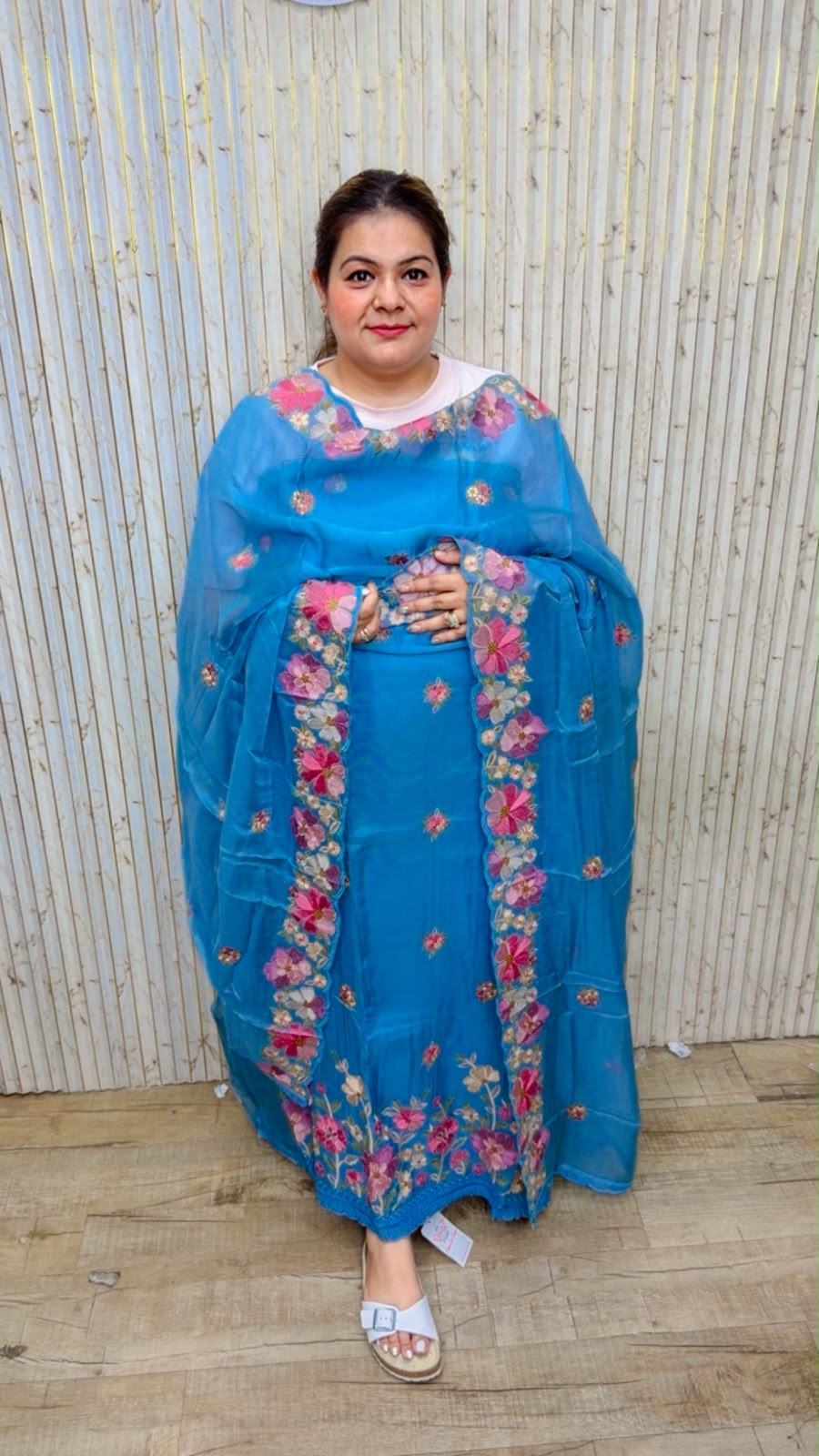 designer pure silk suit ccc547