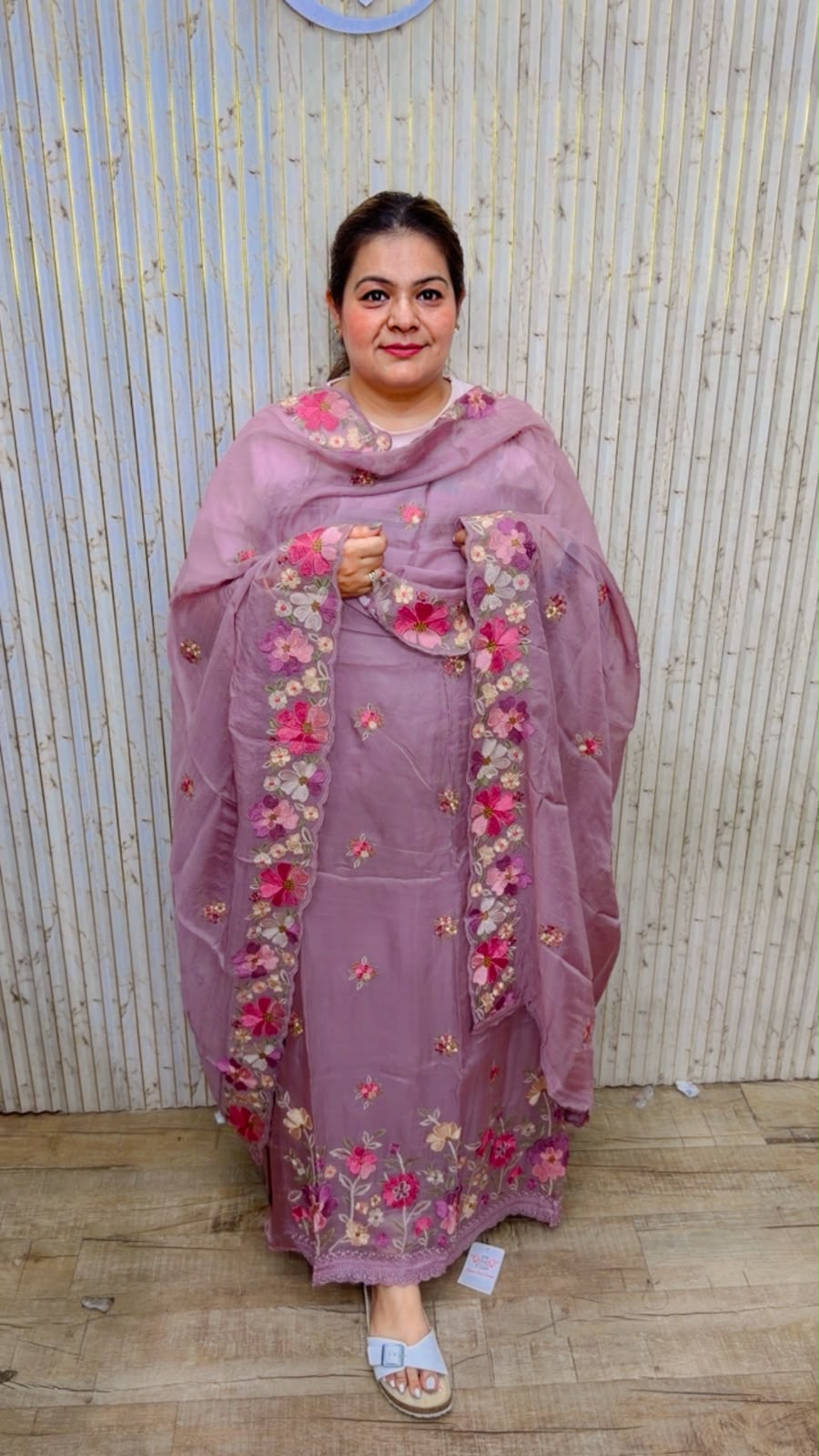 designer pure silk suit ccc547