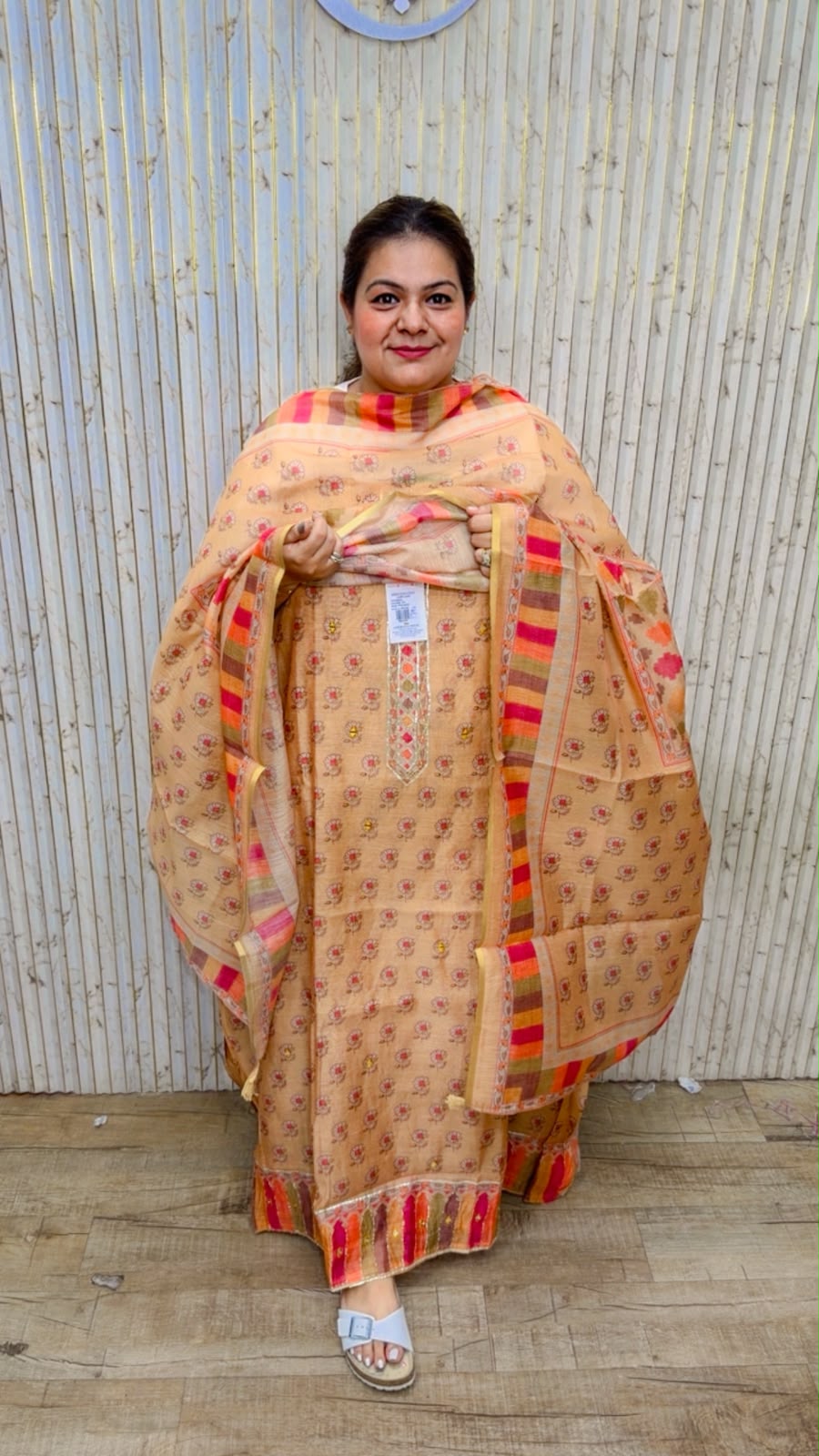 designer pure silk suit ccc547