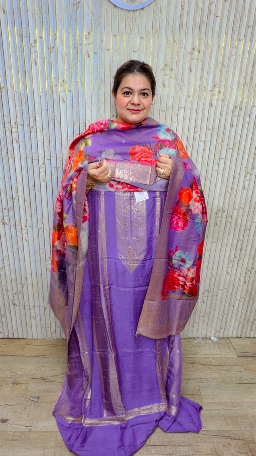 designer pure silk suit ccc547