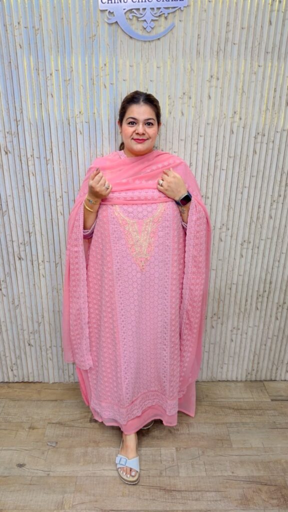 designer pure pakistani muslin suit ccc561