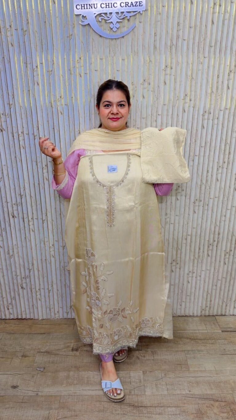 designer pure pakistani muslin suit ccc561