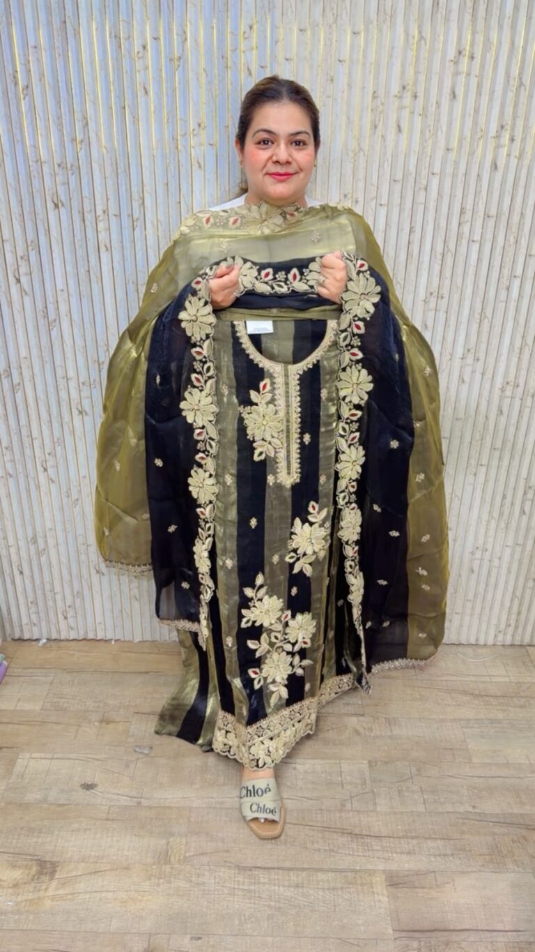 designer pure cotton muslin suit ccc569