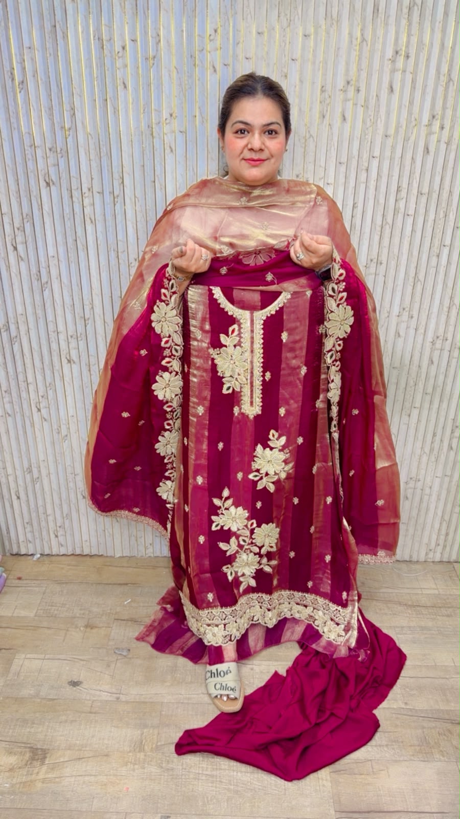 designer pure cotton muslin suit ccc569