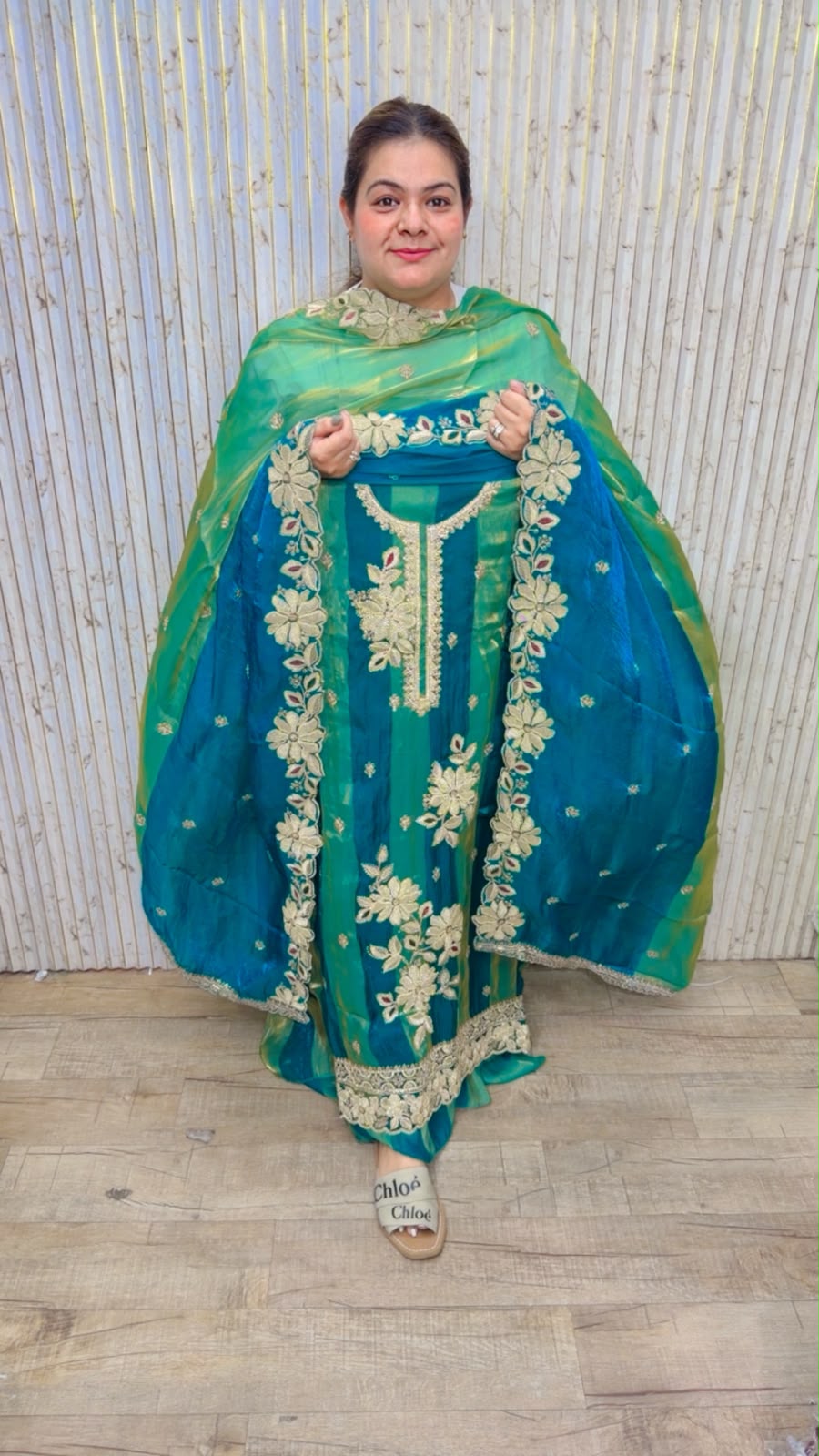 designer pure cotton muslin suit ccc569