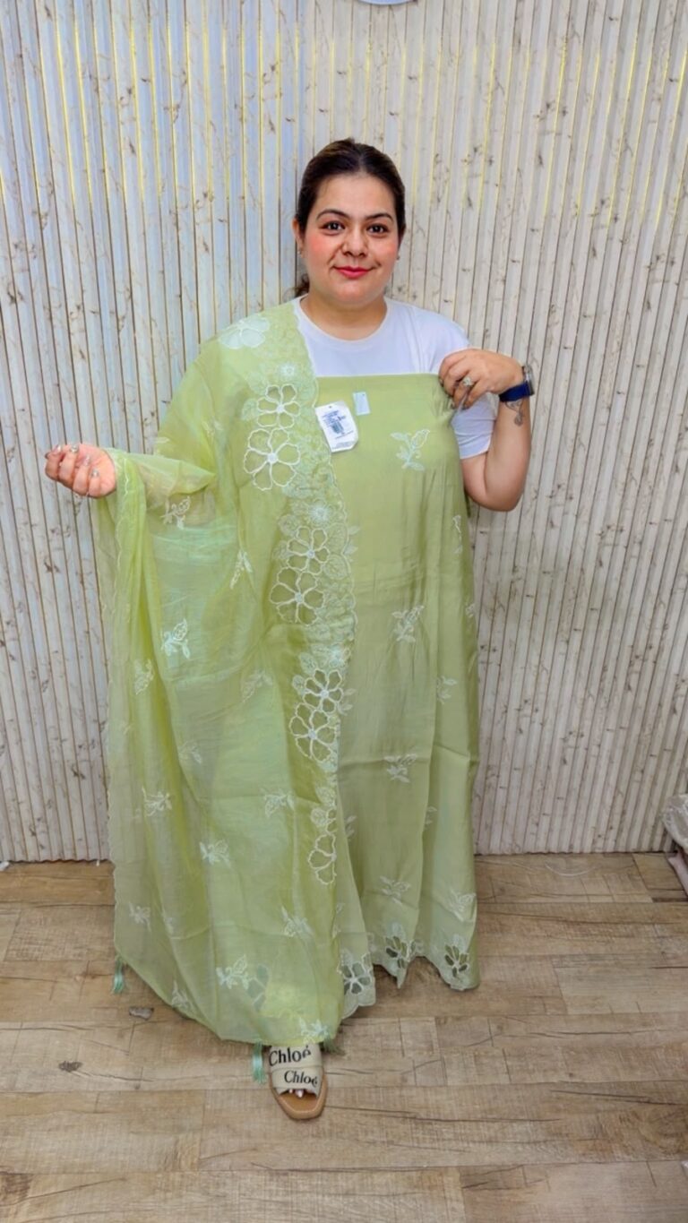 designer pure cotton muslin suit ccc569